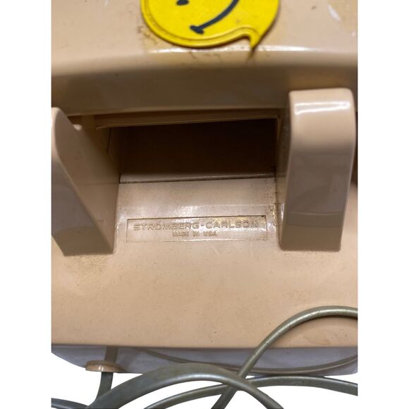 Stromberg Carlson Beige Rotary Dial Landline Telephone Vintage SC63 USA Phone - Picture 11 of 14